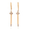 Vintage Diamond Nail Drop Earrings