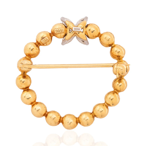 Vintage Diamond & Pearl Brooch, by Tiffany & Co.