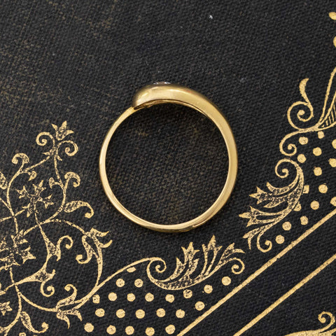 Vintage Diamond Serpent Band