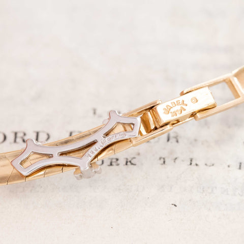 Vintage Diamond Sliding Omega Necklace, by Jabel