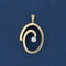 Vintage Diamond Swirl Pendant