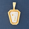 Vintage Diamond Tennis Racquet & Ball Pendant