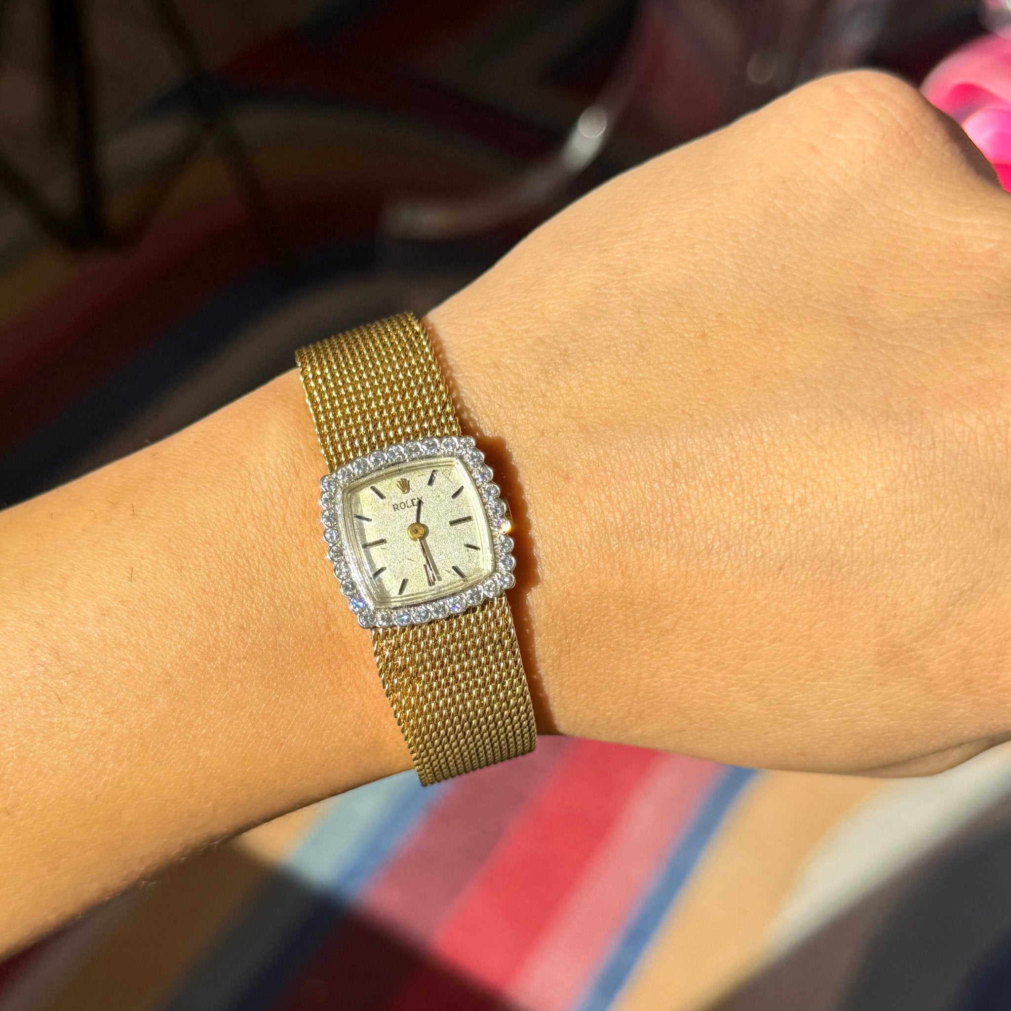 Vintage Diamond Watch, by Rolex