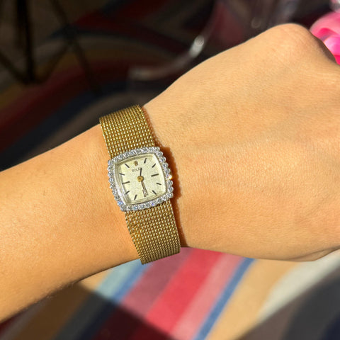 Vintage Diamond Watch, by Rolex