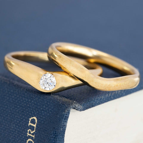 Vintage Diamond Wedding Set, by Elsa Peretti for Tiffany & Co.