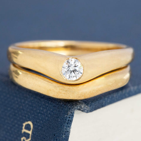 Vintage Diamond Wedding Set, by Elsa Peretti for Tiffany & Co.