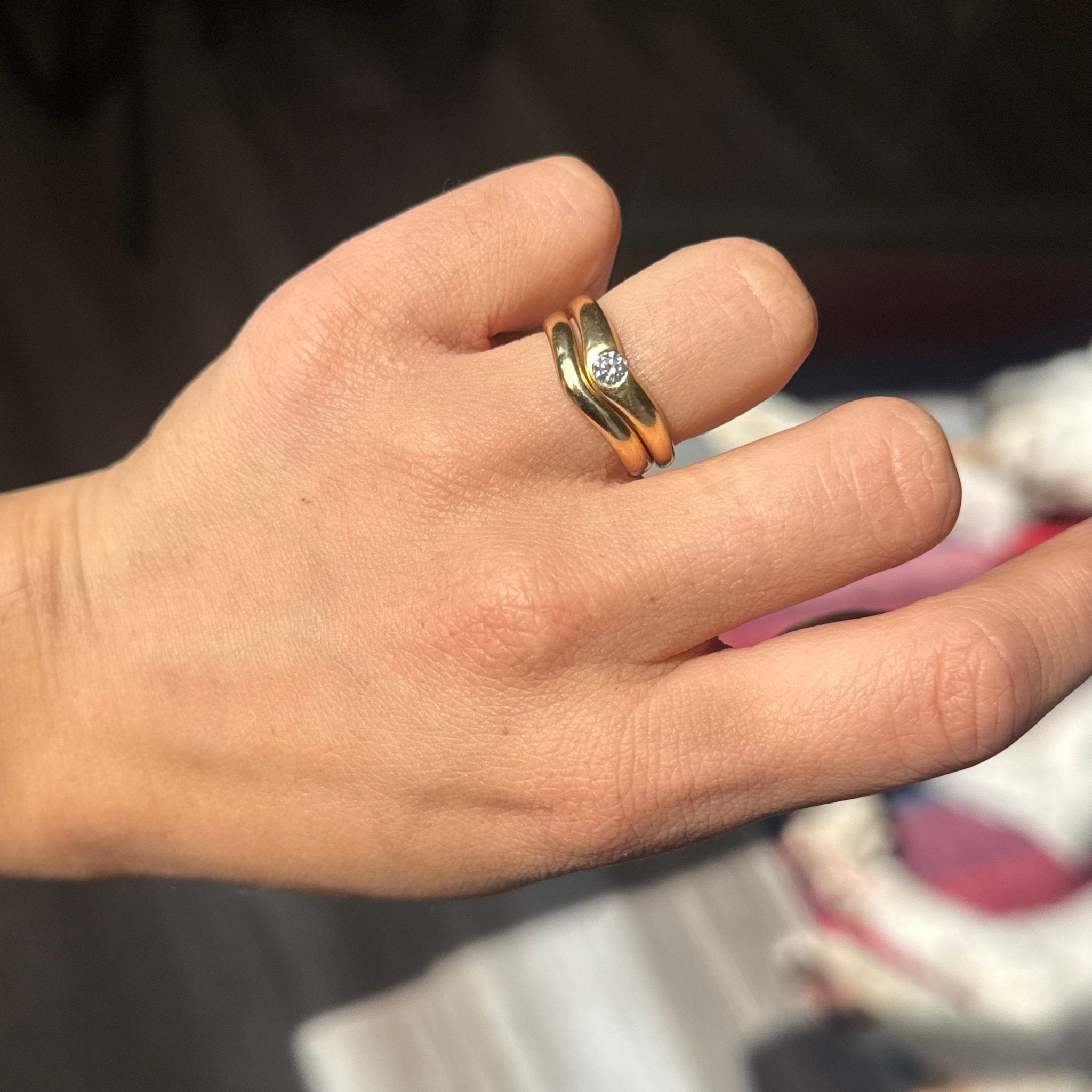 Vintage Diamond Wedding Set, by Elsa Peretti for Tiffany & Co.