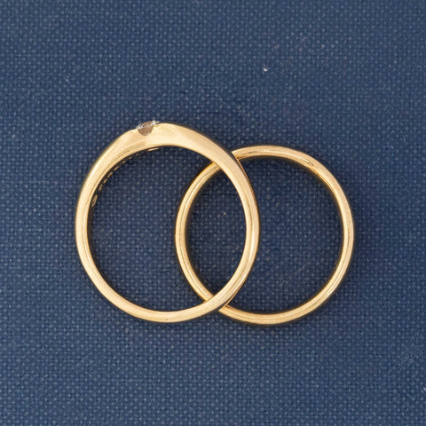Vintage Diamond Wedding Set, by Elsa Peretti for Tiffany & Co.