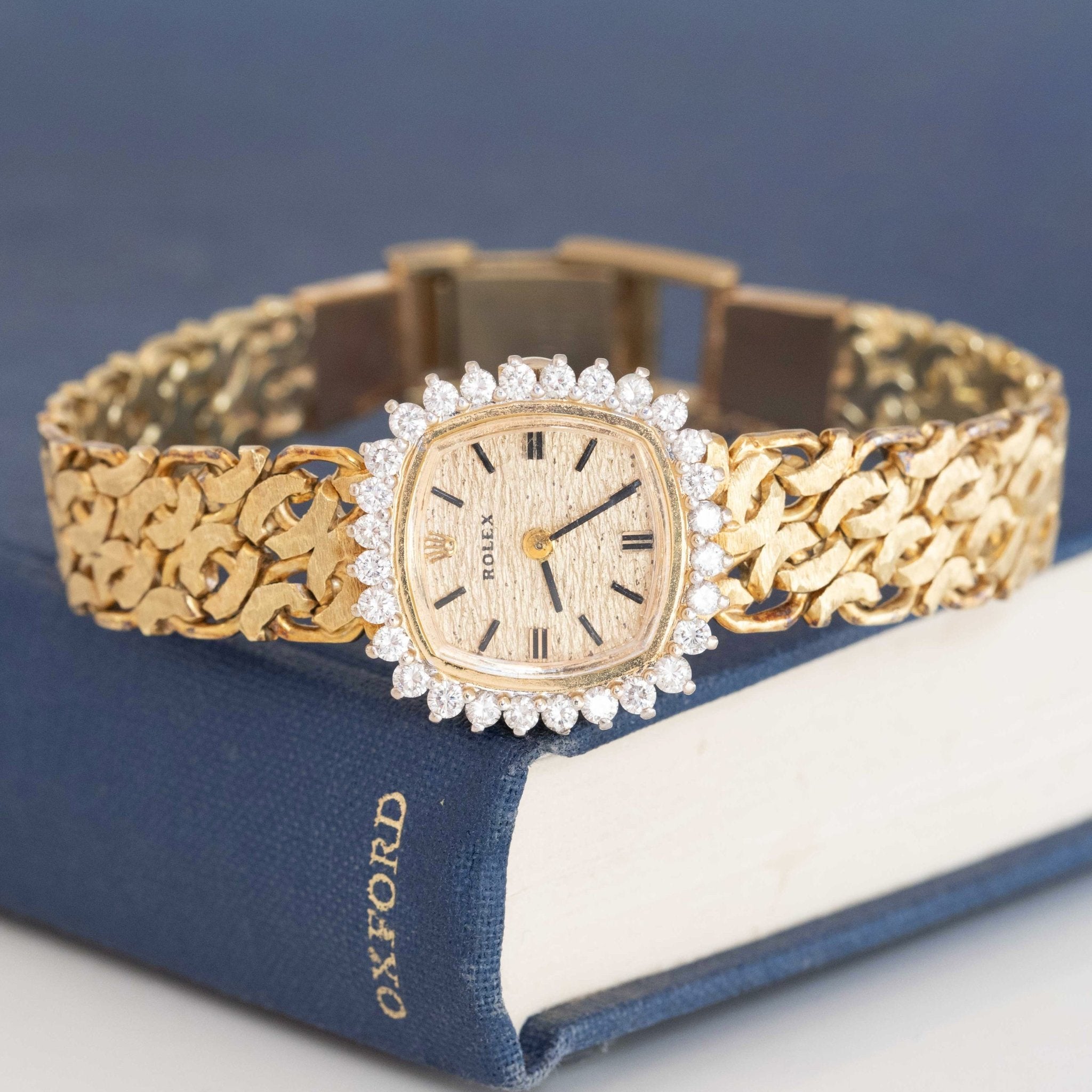 Vintage Diamond Woven Ladies Watch, by Rolex