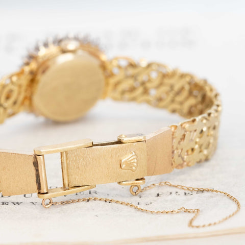 Vintage Diamond Woven Ladies Watch, by Rolex