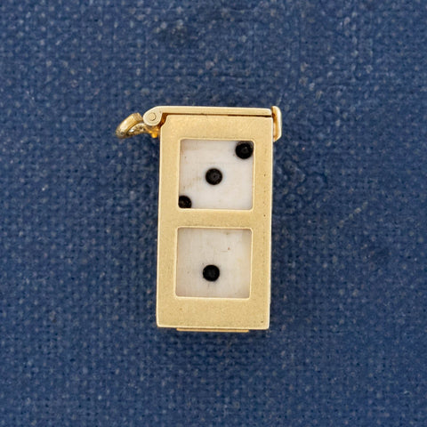 Vintage Die Cage Charm