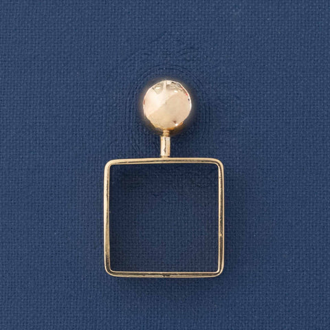Vintage Dinh Van Gold Ball Ring by Cartier