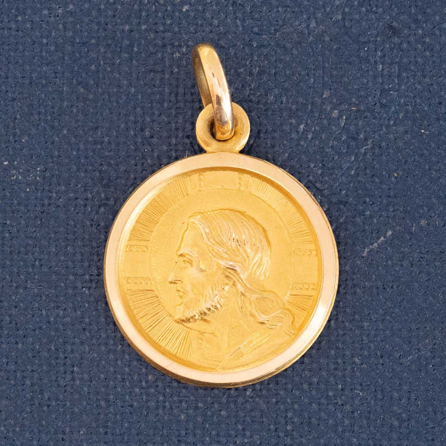 Vintage "Dio Ti Protegga" (May God Protect You)  Religious Charm, Italian