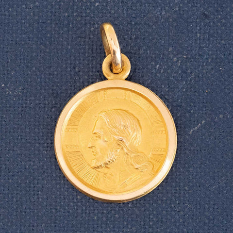 Vintage "Dio Ti Protegga" (May God Protect You)  Religious Charm, Italian