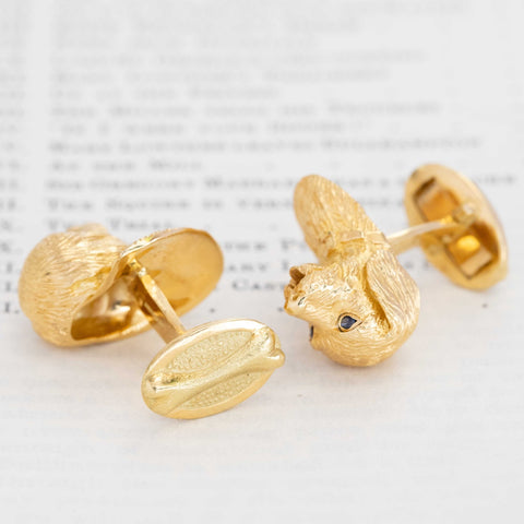 Vintage Dog & Bone Cuff Links, by Tiffany & Co.
