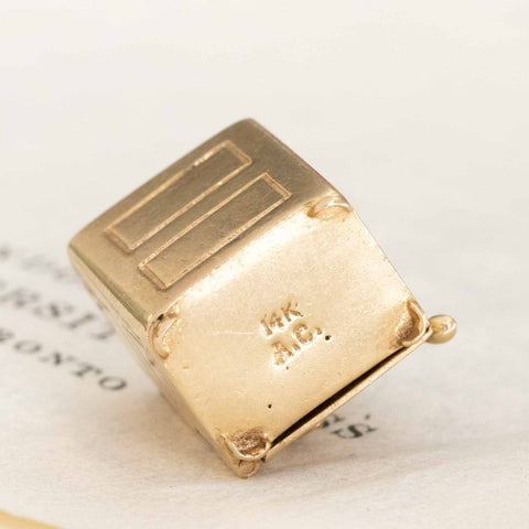 Vintage Dollar Safe Charm