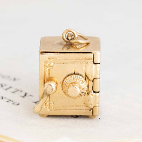 Vintage Dollar Safe Charm