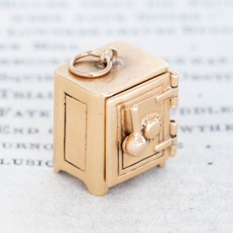 Vintage Dollar Safe Charm
