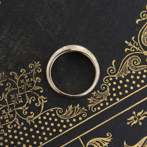 Vintage Dome Orange Blossom Band by Taub