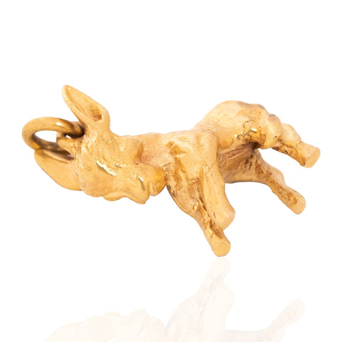 Vintage Donkey Charm