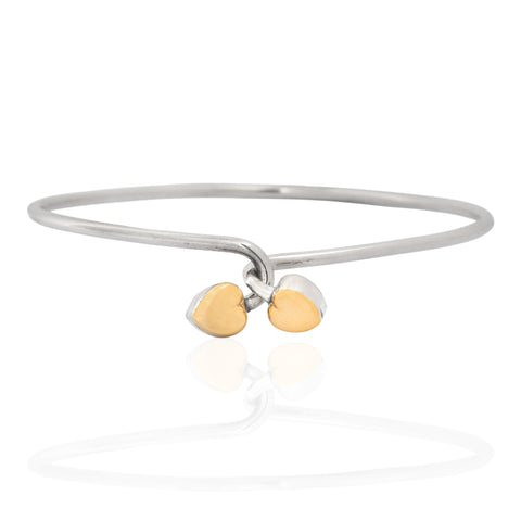 Vintage Double Heart Bangle, by Tiffany & Co.