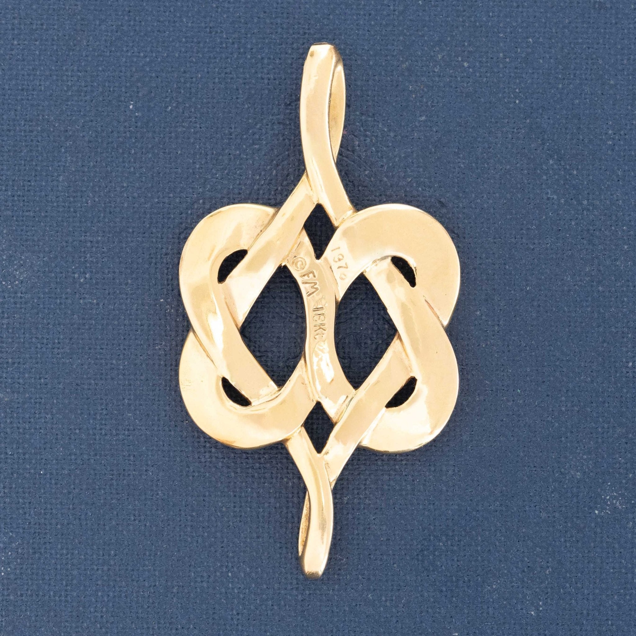 Vintage Double Knot Pendant