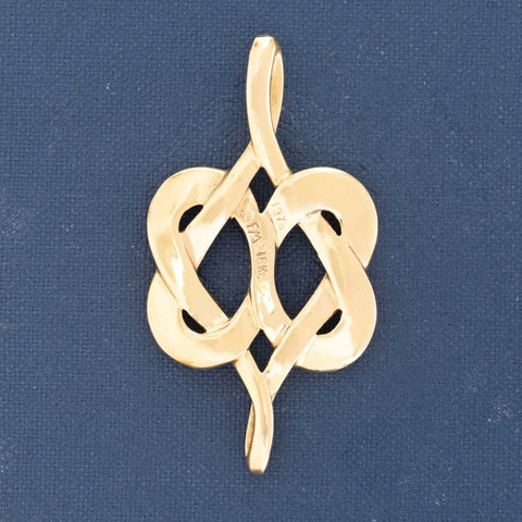 Vintage Double Knot Pendant