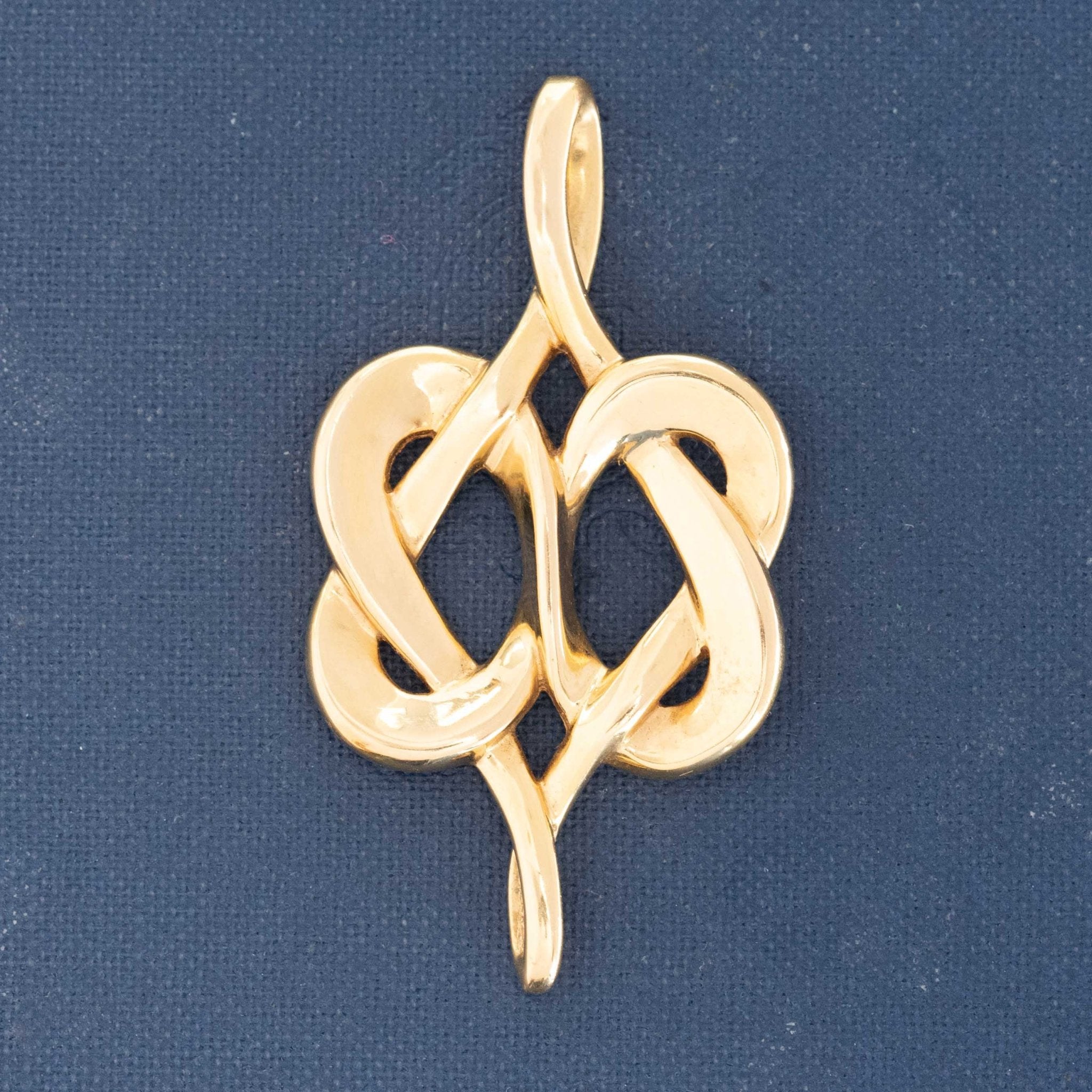 Vintage Double Knot Pendant