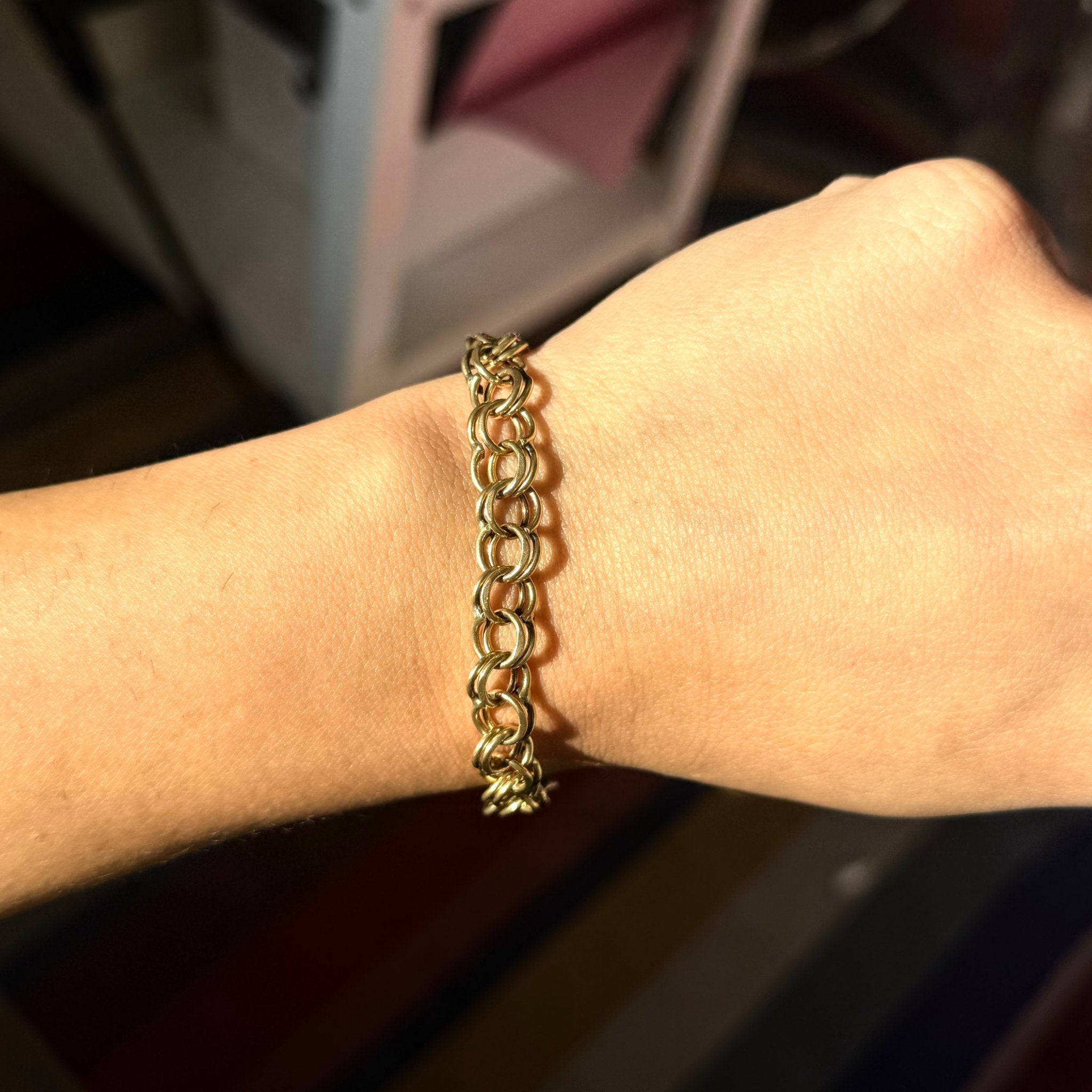 Vintage Double Link Chain Bracelet