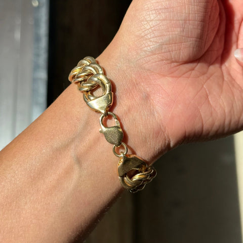 Vintage Double Link Chain Bracelet