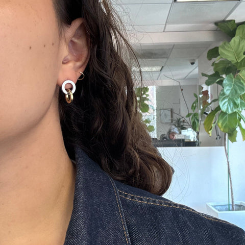 Vintage Double Link Earrings, by Tiffany & Co.