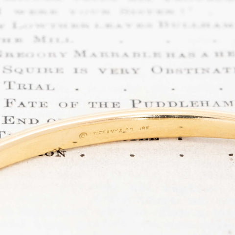 Vintage Double Loop Bangle, by Tiffany & Co.