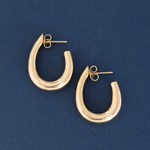 Vintage Drop Hoop Earrings by Tiffany & Co.