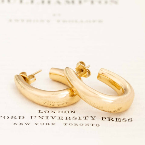 Vintage Drop Hoop Earrings by Tiffany & Co.
