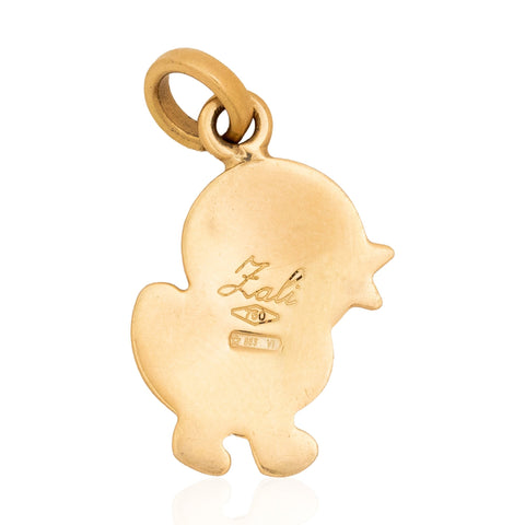 Vintage Duckling Charm, Italian