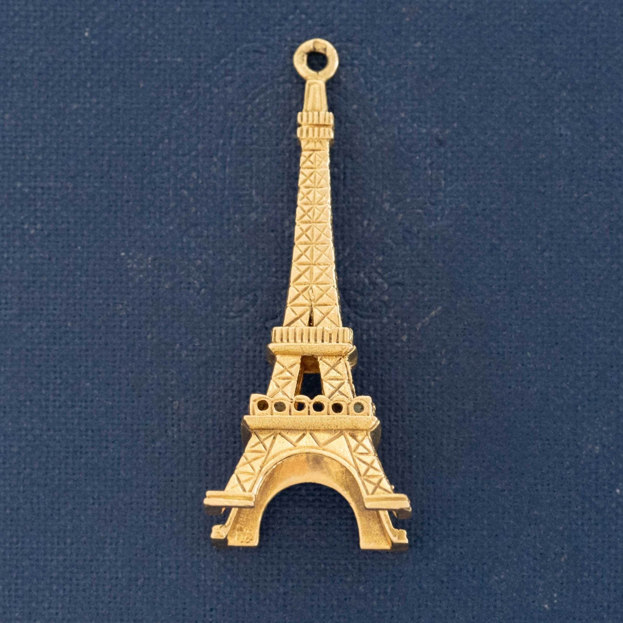 Vintage Eiffel Tower Charm, French