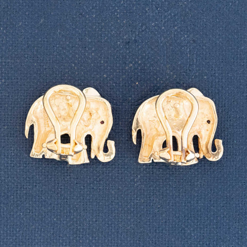 Vintage Elephant Earrings