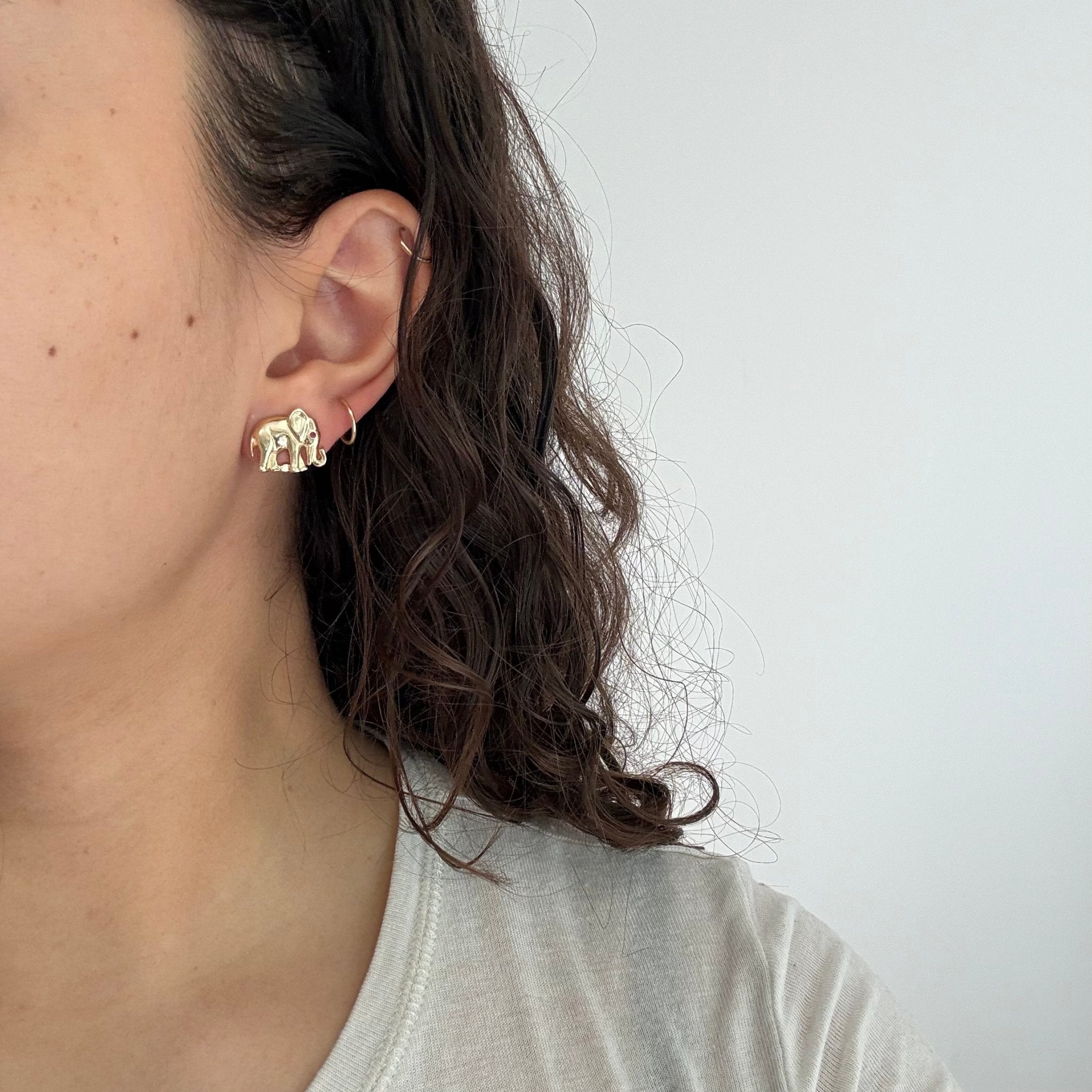 Vintage Elephant Earrings