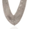 Vintage Elsa Peretti for Tiffany & Co. sterling silver mesh bib necklace