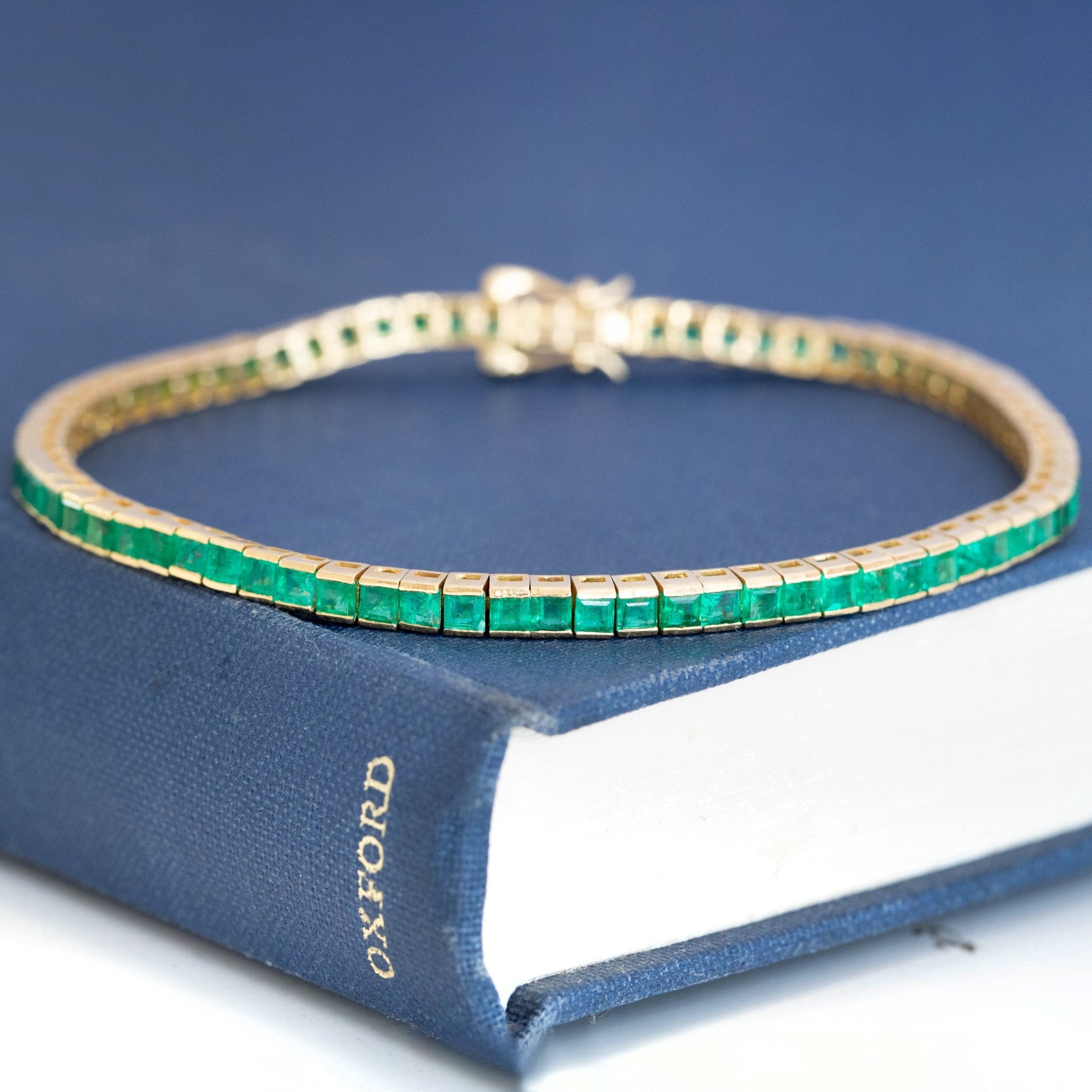 Vintage Emerald Tennis Bracelet