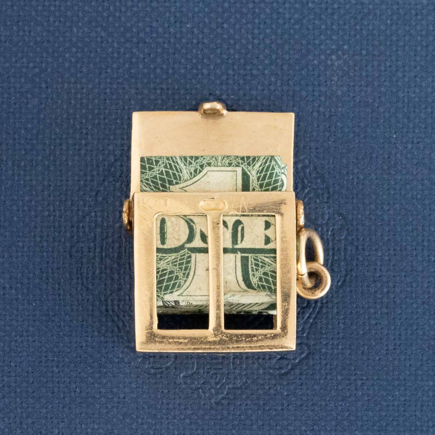 Vintage Emergency Cash Box Charm