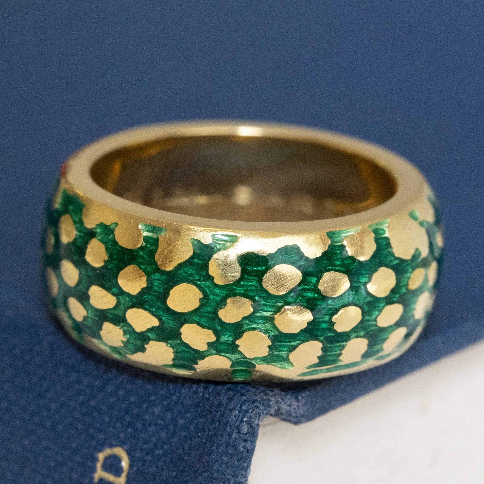 Vintage Enamel Band by Mauboussin