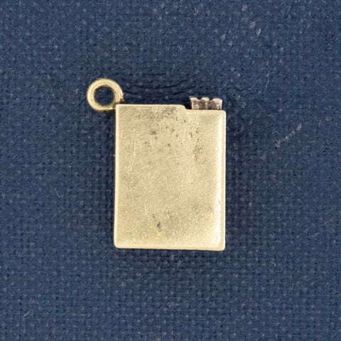 Vintage Enamel Camel Cigarette Box Charm