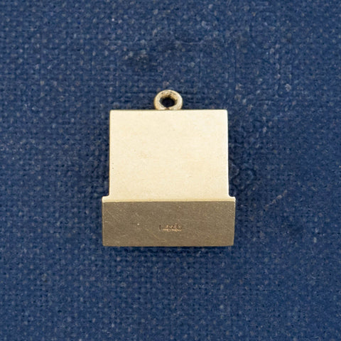 Vintage Enamel Cash Register Charm