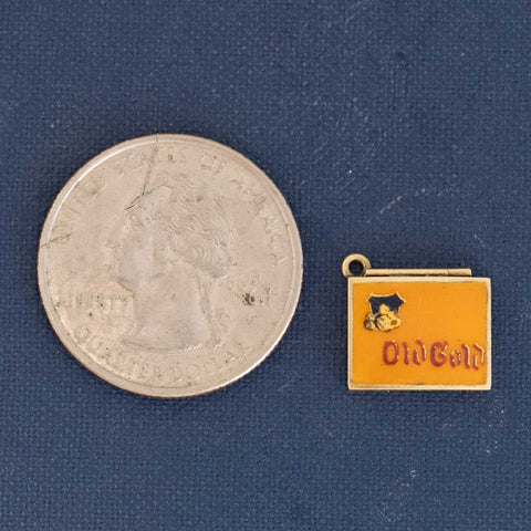 Vintage Enamel Cigarette Case Charm