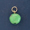 Vintage Enamel Green Apple Charm