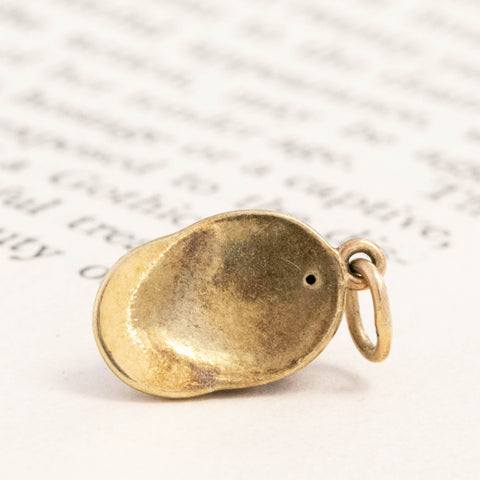 Vintage Enamel Jockey Hat Charm