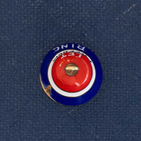Vintage Enamel "Let Freedom Ring" Bell Charm