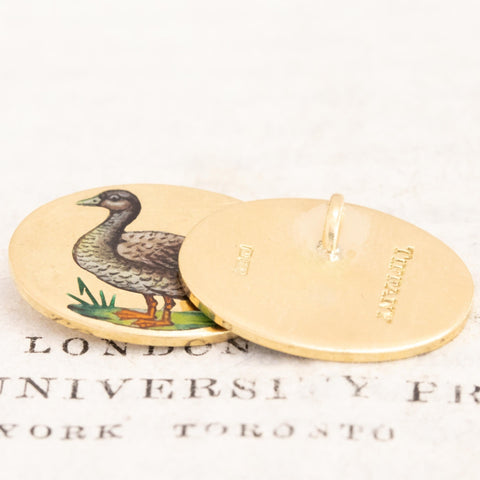 Vintage Enamel Mallard Duck Charm by Tiffany and Co.