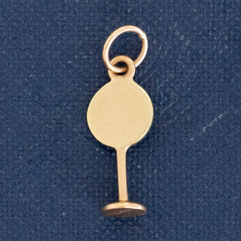 Vintage Enamel No Parking Sign Charm